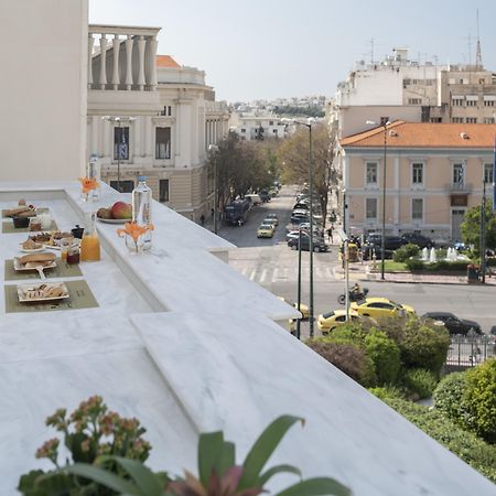 Hotel Coco-Mat Athens Jumelle Exteriér fotografie View from the balcony of the hotel